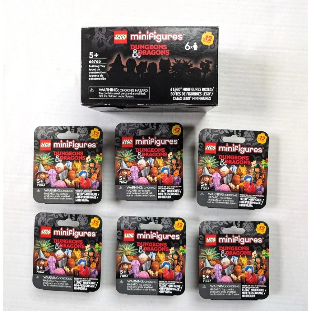 Lego Dungeons & Dragons Minifigures Box Set of 6 NIB 66765 71047